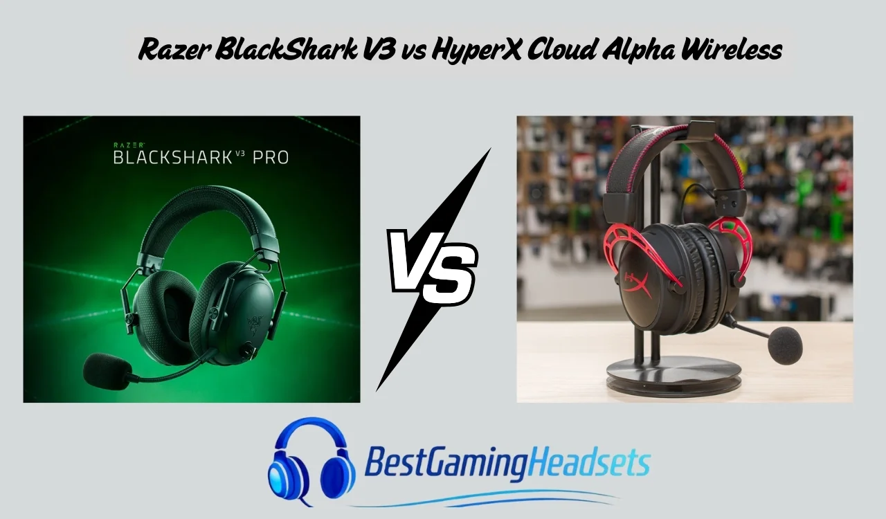 Razer BlackShark V3 vs HyperX Cloud Alpha Wireless