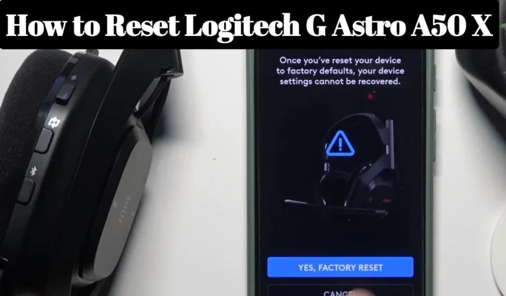 Manual Reset Method for Astro A50 X