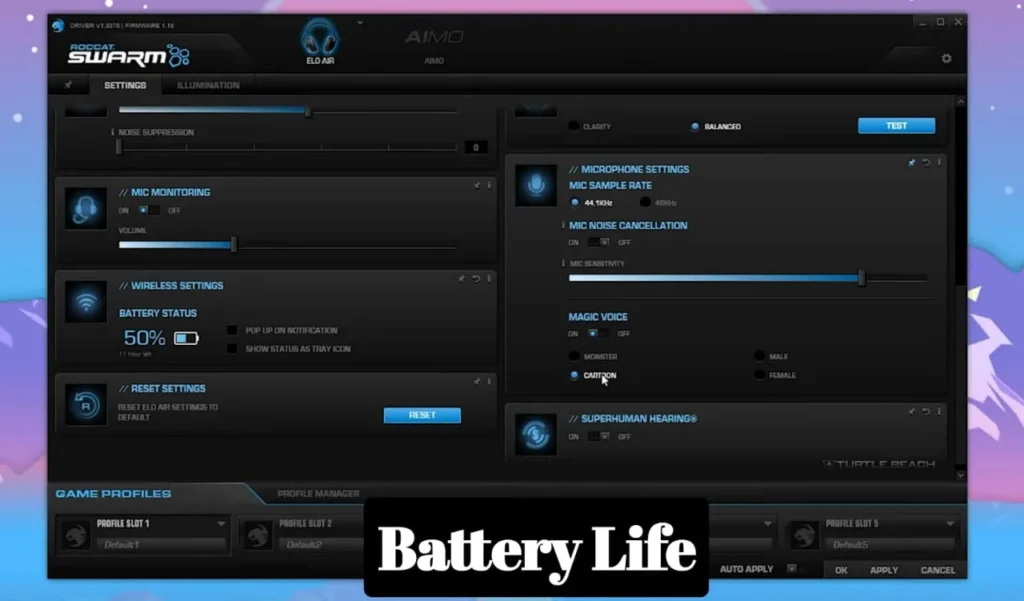  ROCCAT Elo 7.1 Air Battery Life
