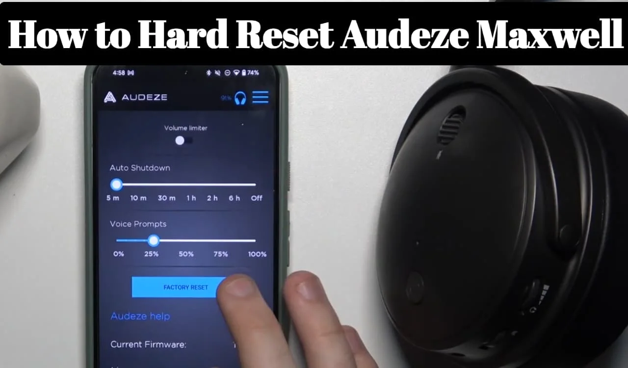 How to Reset Audeze Maxwell