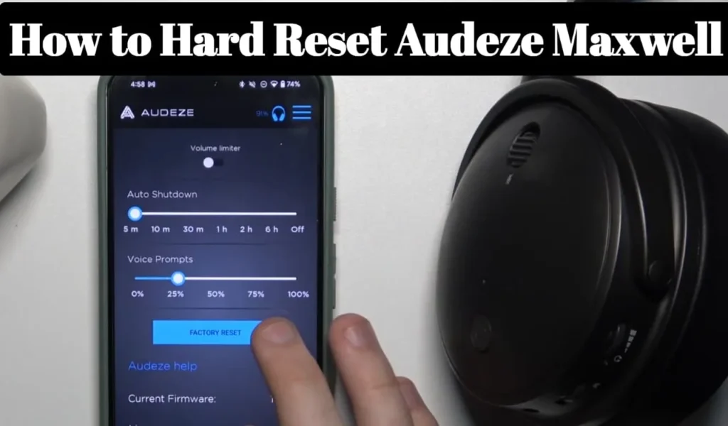 How to Reset Audeze Maxwell